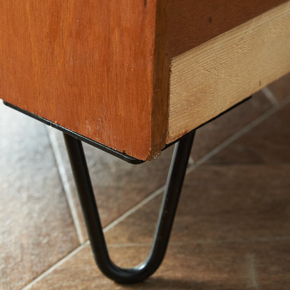 Vintage Highboard / Custom Iron Hairpin Legs #82059