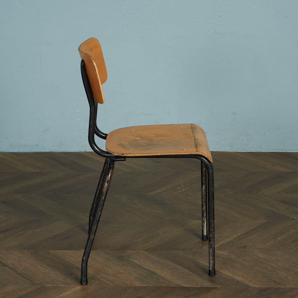Lecluyse la toupie vintage school chair #74886