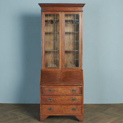 British Antique Bureau Bookcase #78934