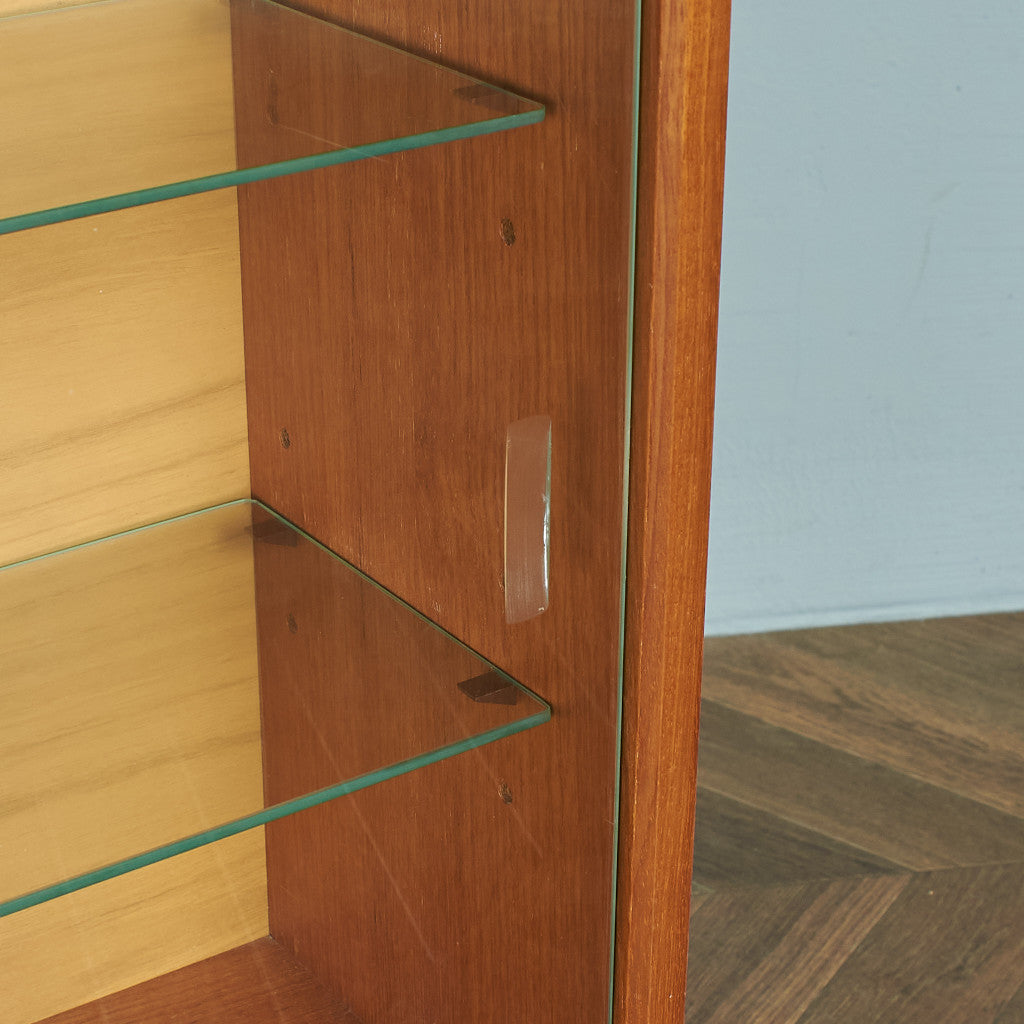 British vintage glass bookcase #77370
