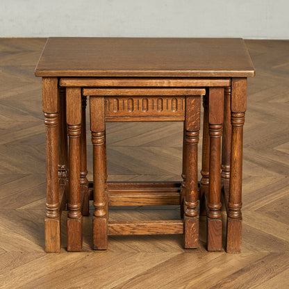 ジェイシーファニチャー Jaycee Furniture オーク材 ネストテーブル #99303