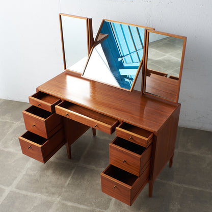 [67201]Lough borough Furniture ヴィンテージ トリプルミラー ドレッシングデスク