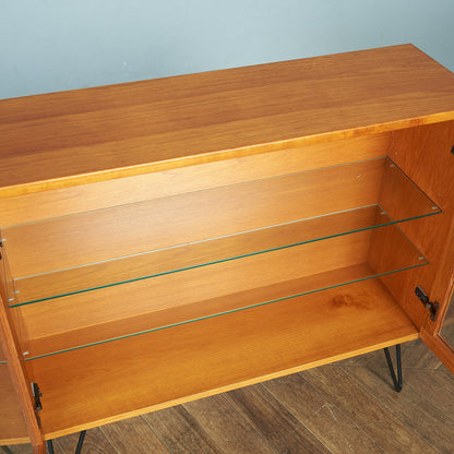 BEAVER&amp;TAPLEY Vintage Bookcase / Custom Iron Hairpin Legs #80443