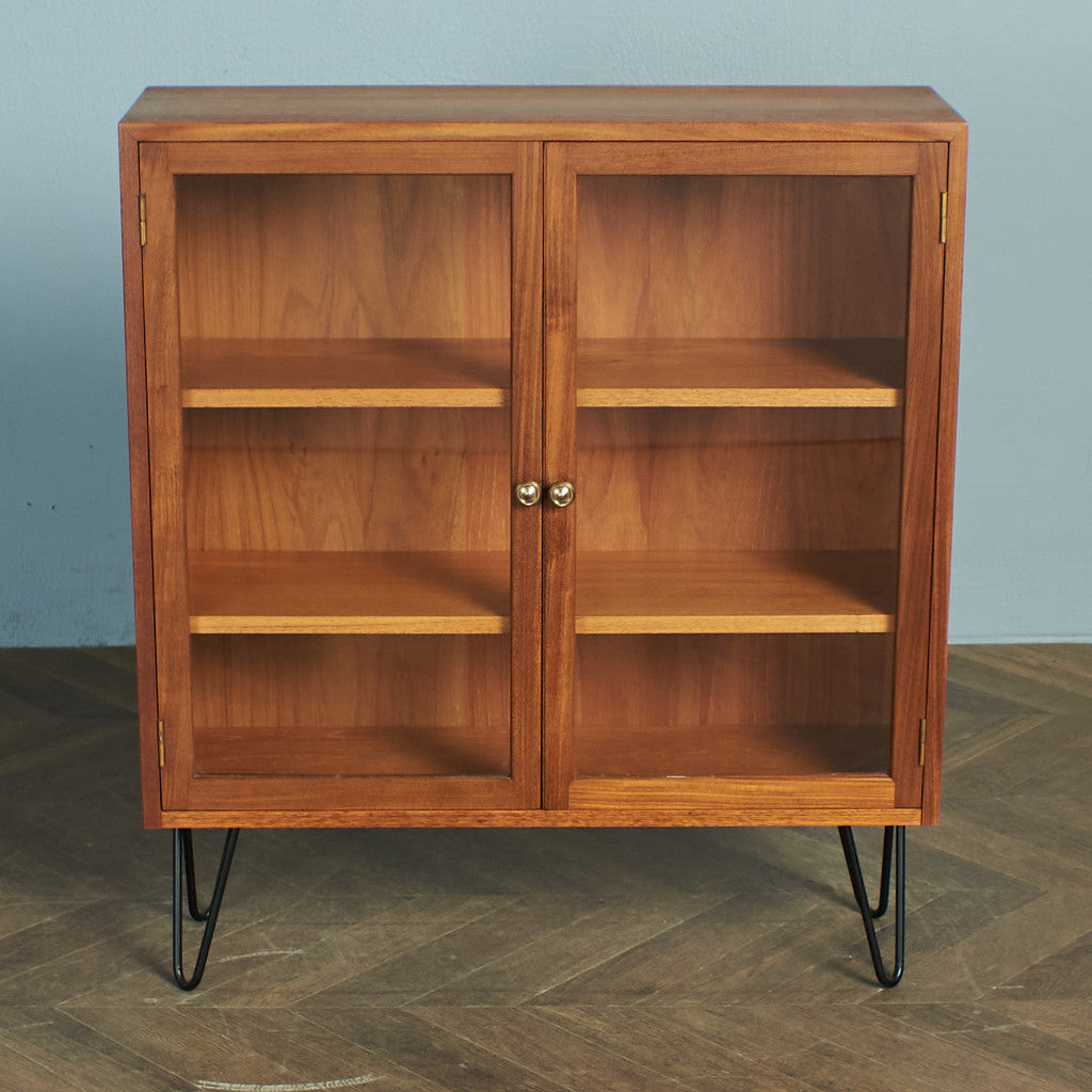 ジープラン G-PLAN Sierra ヴィンテージ ブックケース / カスタムヘアピンレッグ ハンドル仕様 #77435