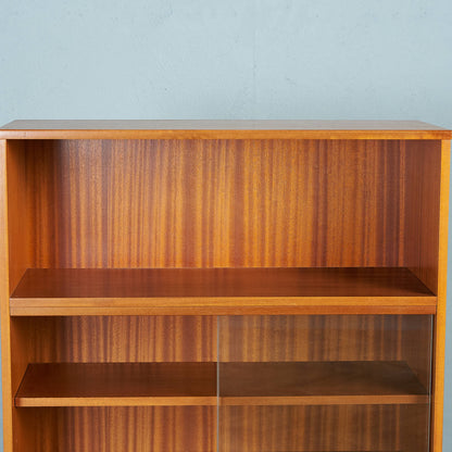 British vintage glass cabinet/bookshelf #83641