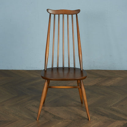 ERCOL Vintage Goldsmith Chair / Round Gold Label #64961