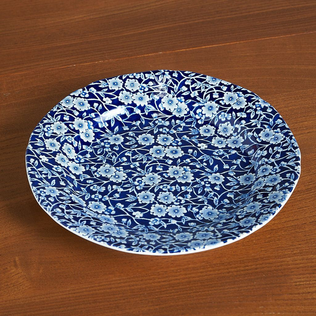 Burleigh BLUE CALICO Plate / 21.5cm #84516