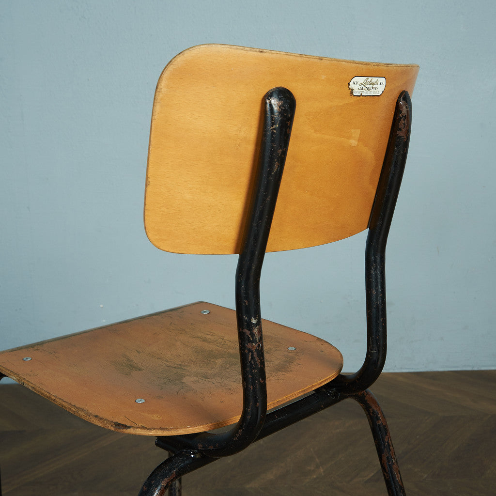 Lecluyse la toupie vintage school chair #74886