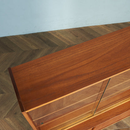 British Vintage Glass Cabinet #80383