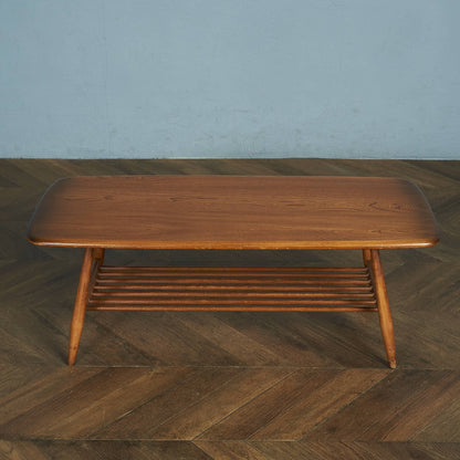ERCOL アーコール ウィンザー コーヒーテーブル 459 / ラウンドゴールドラベル #83916