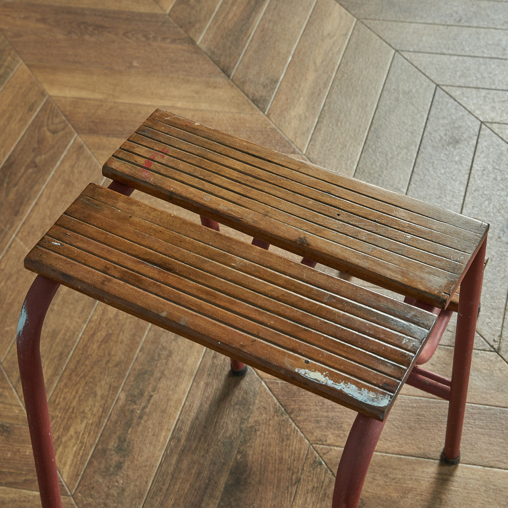 British Vintage Step Stool/Stepping Stool #81717