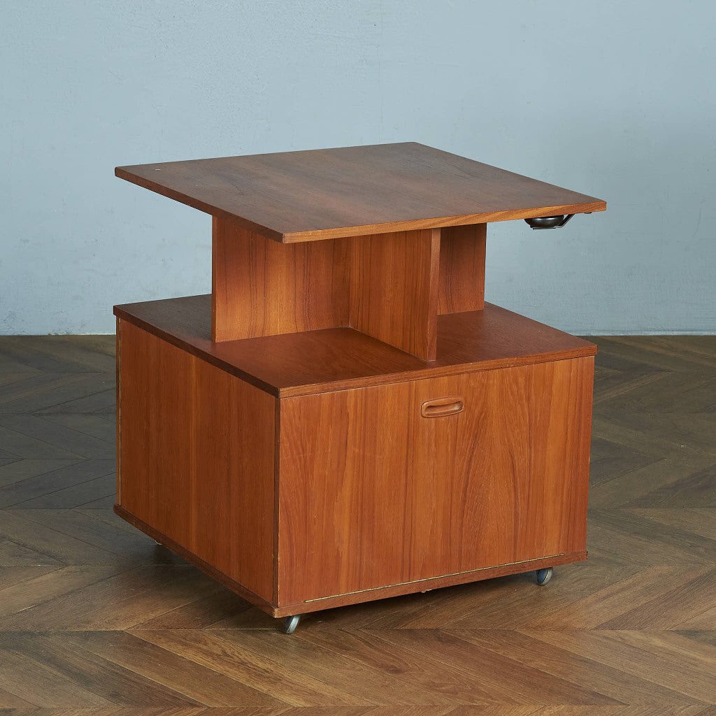 British Vintage Bottle Rack/Side Table #85291