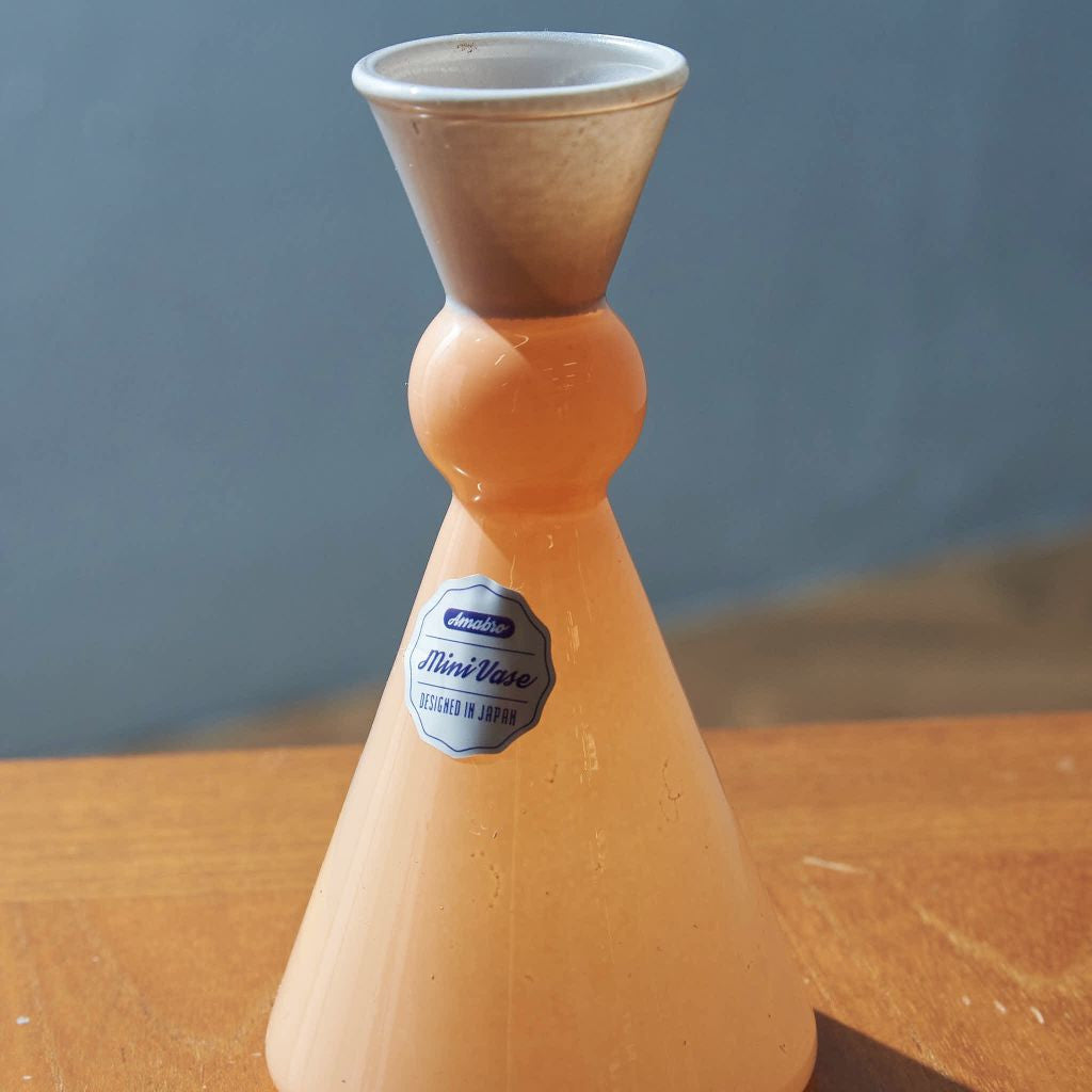 MINI VASE TWO TONE / Gray×Orange