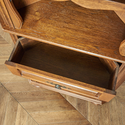 British Classic Oak Corner Cabinet #81946