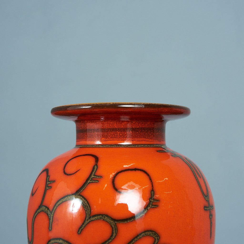 German Art Pottery フラワーベース #81911
