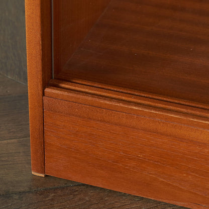 British vintage glass cabinet/bookshelf #83641