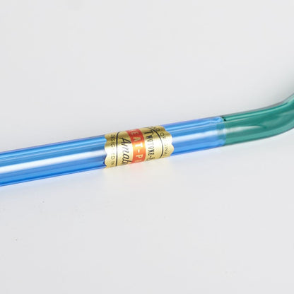 TWO TONE GLASS STRAW / Green × Blue