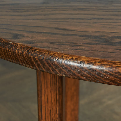 British classic solid oak side table #74989