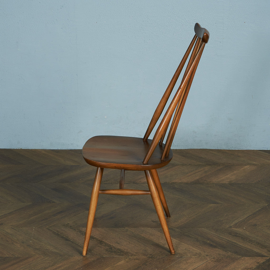ERCOL Vintage Goldsmith Chair / Round Gold Label #64961