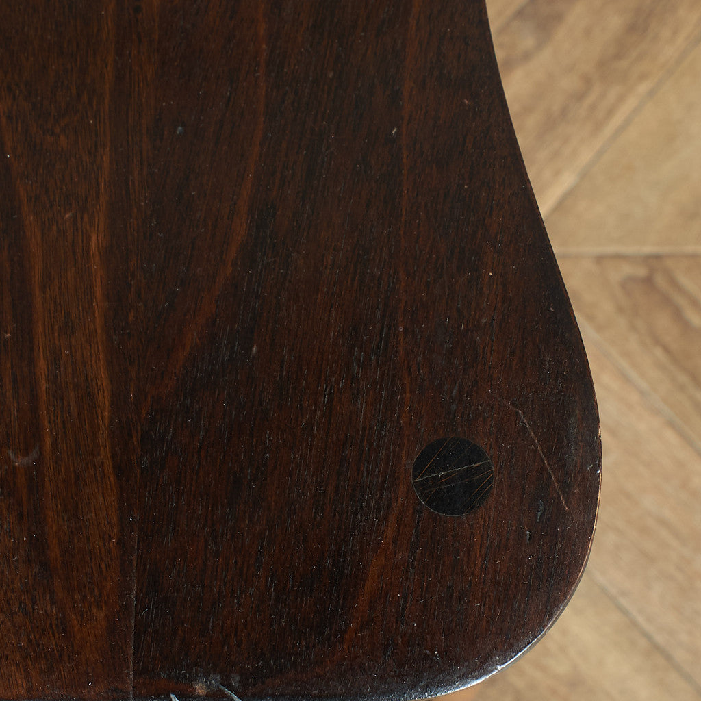 [66028][ERCOL] Vintage hoop back chair / 5 spokes, violin seat, straight legs