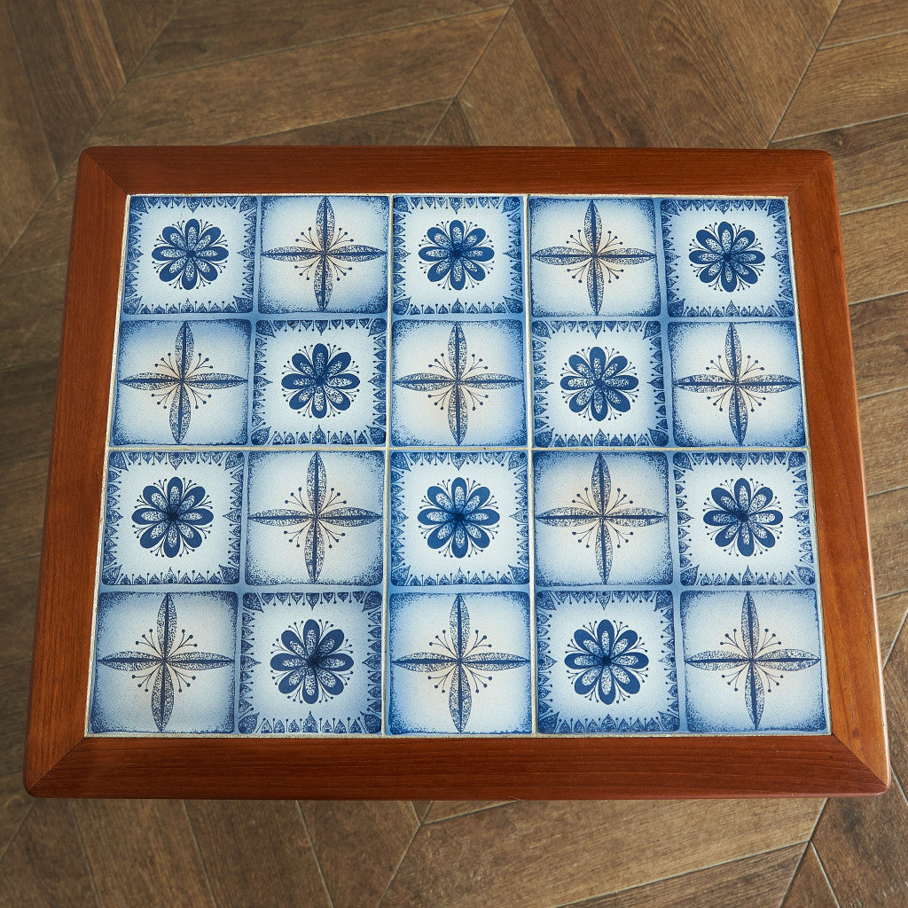 Nordic Vintage Tile Top Nesting Table #72166