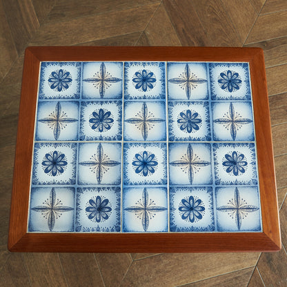 Nordic Vintage Tile Top Nesting Table #72166