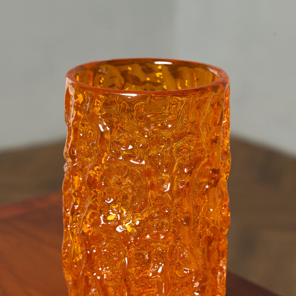 ホワイトフライアーズ・グラス Whitefriars Glass Textured Range Bark ヴィンテージ フラワーベース 9690 #85330