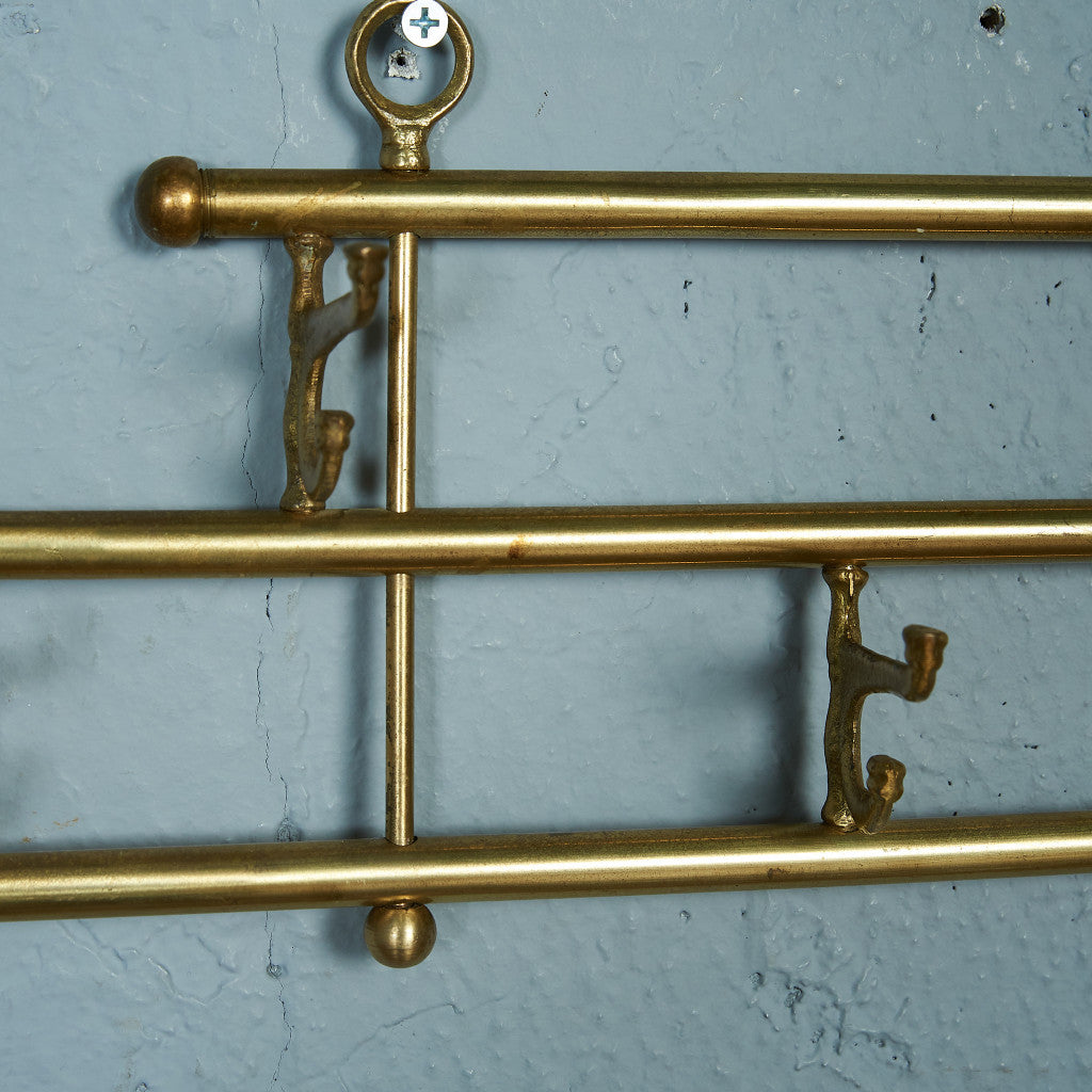 British vintage brass wall hanger #82114