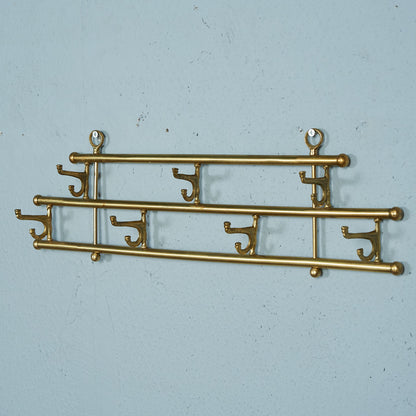 British vintage brass wall hanger #82114