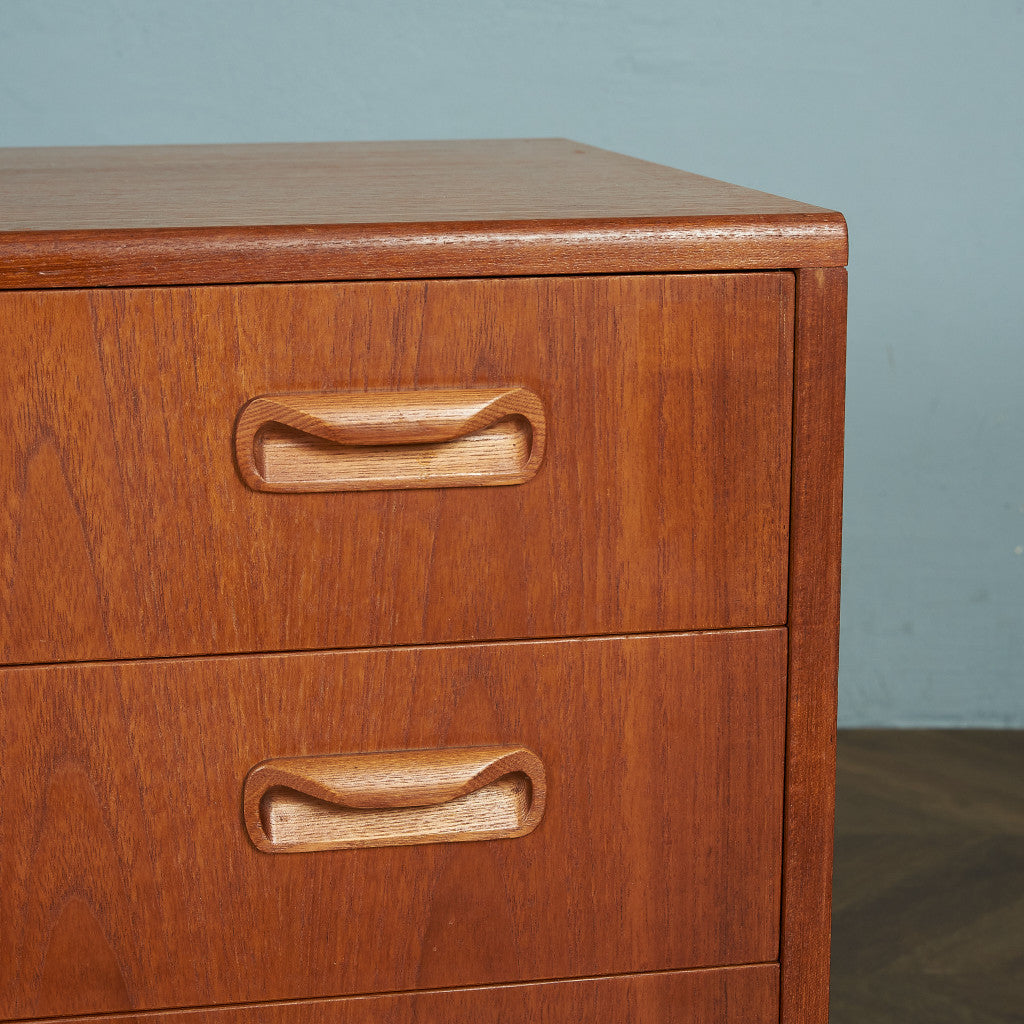 G-PLAN Fresco 3-tier chest/custom iron hairpin legs #80358
