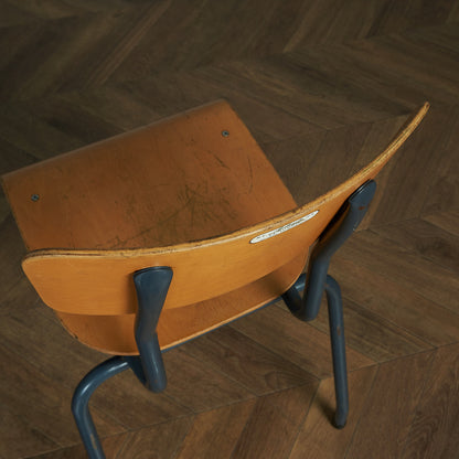 Lecluyse la toupie vintage school chair #74884
