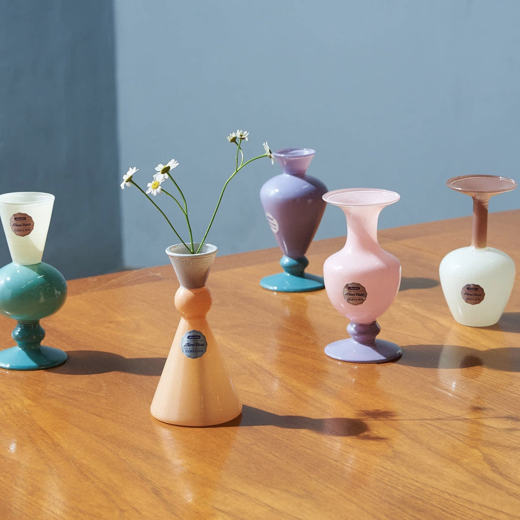 MINI VASE TWO TONE / Gray×Orange