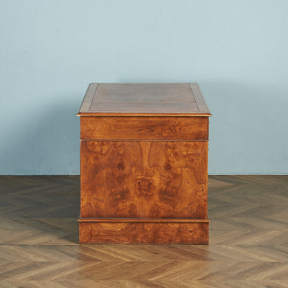 British classic walnut double-sided desk #81874