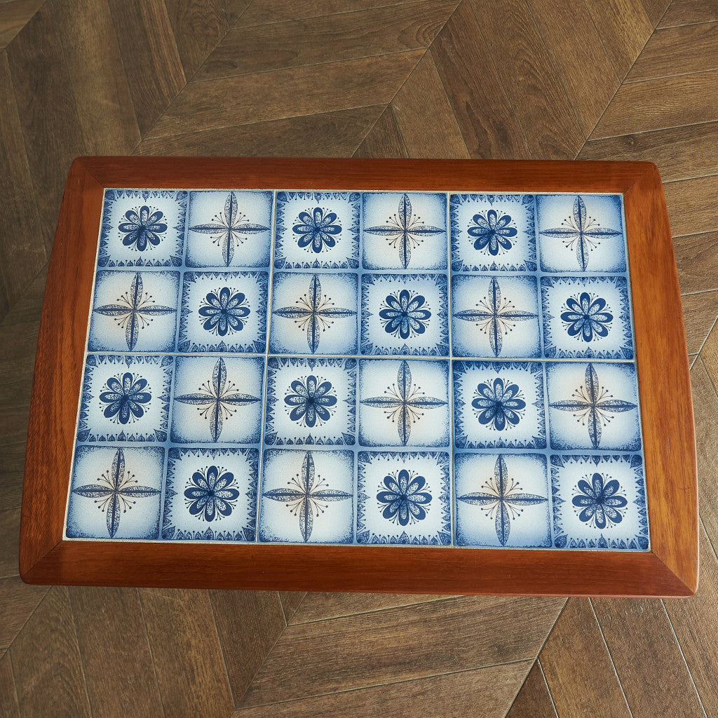 Nordic Vintage Tile Top Nesting Table #72166