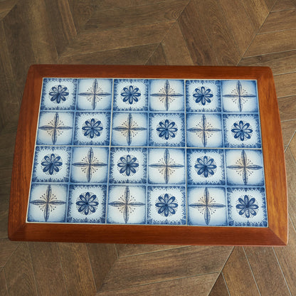 Nordic Vintage Tile Top Nesting Table #72166