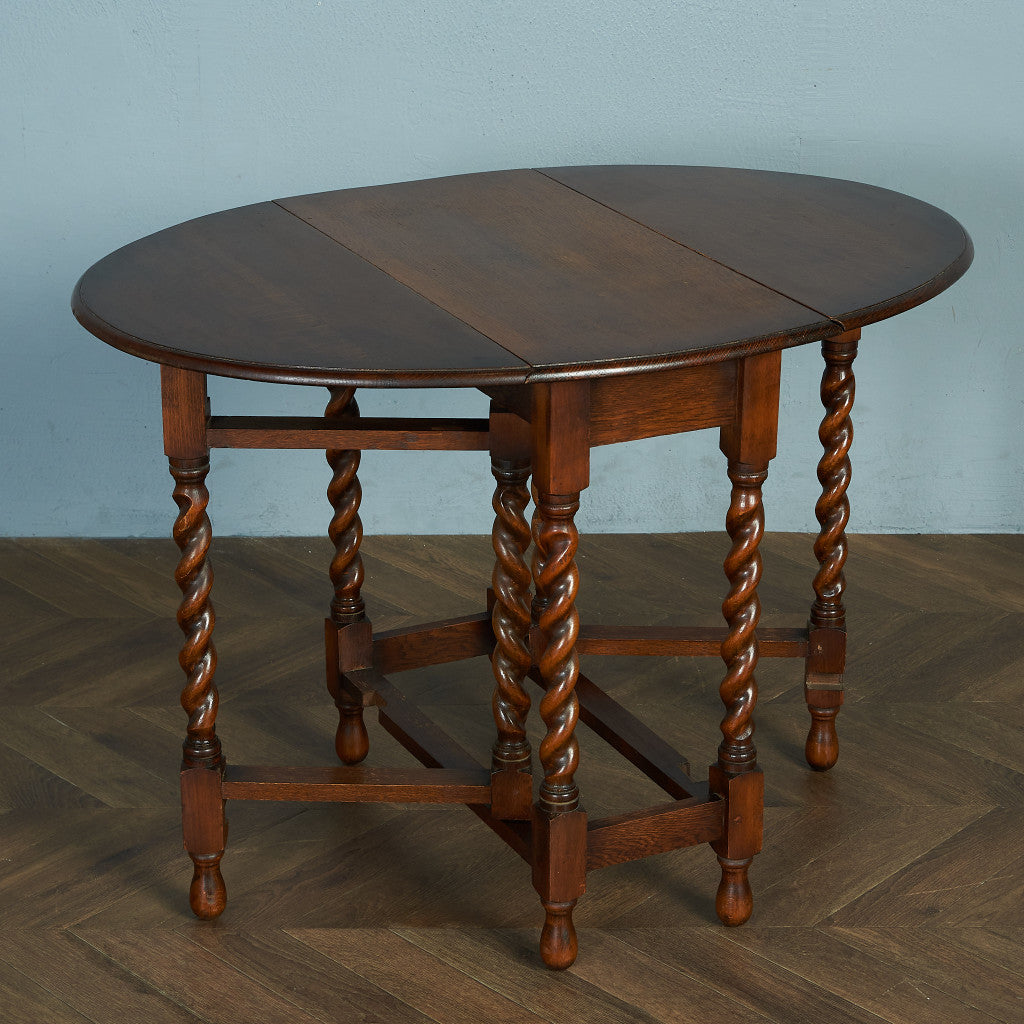 Antique British Drop Leaf Gateleg Table #80313
