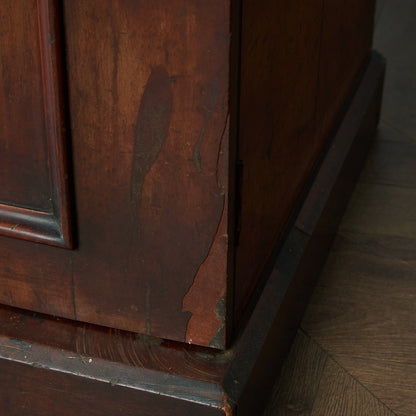 British classic walnut double-sided desk #81816