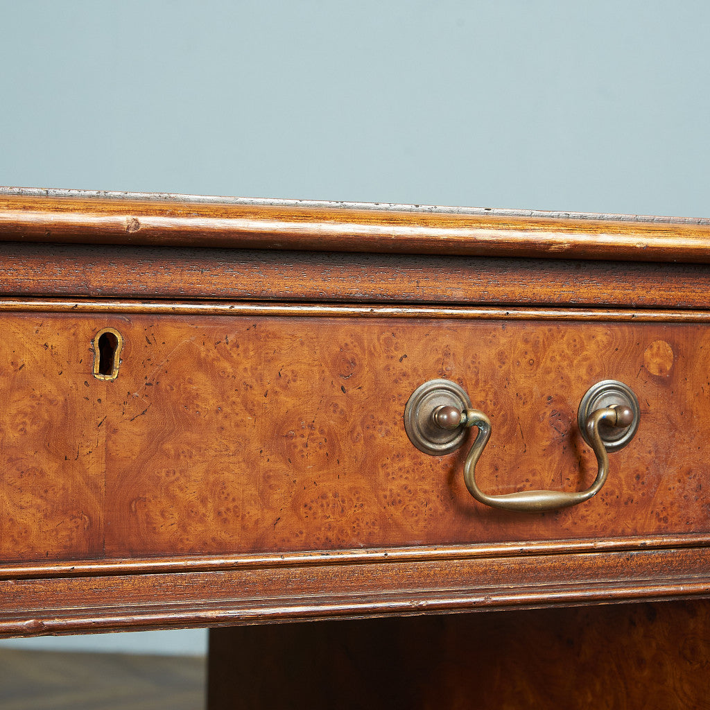 British classic walnut double-sided desk #81874