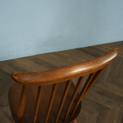 ERCOL Vintage Goldsmith Chair / Round Gold Label #64961