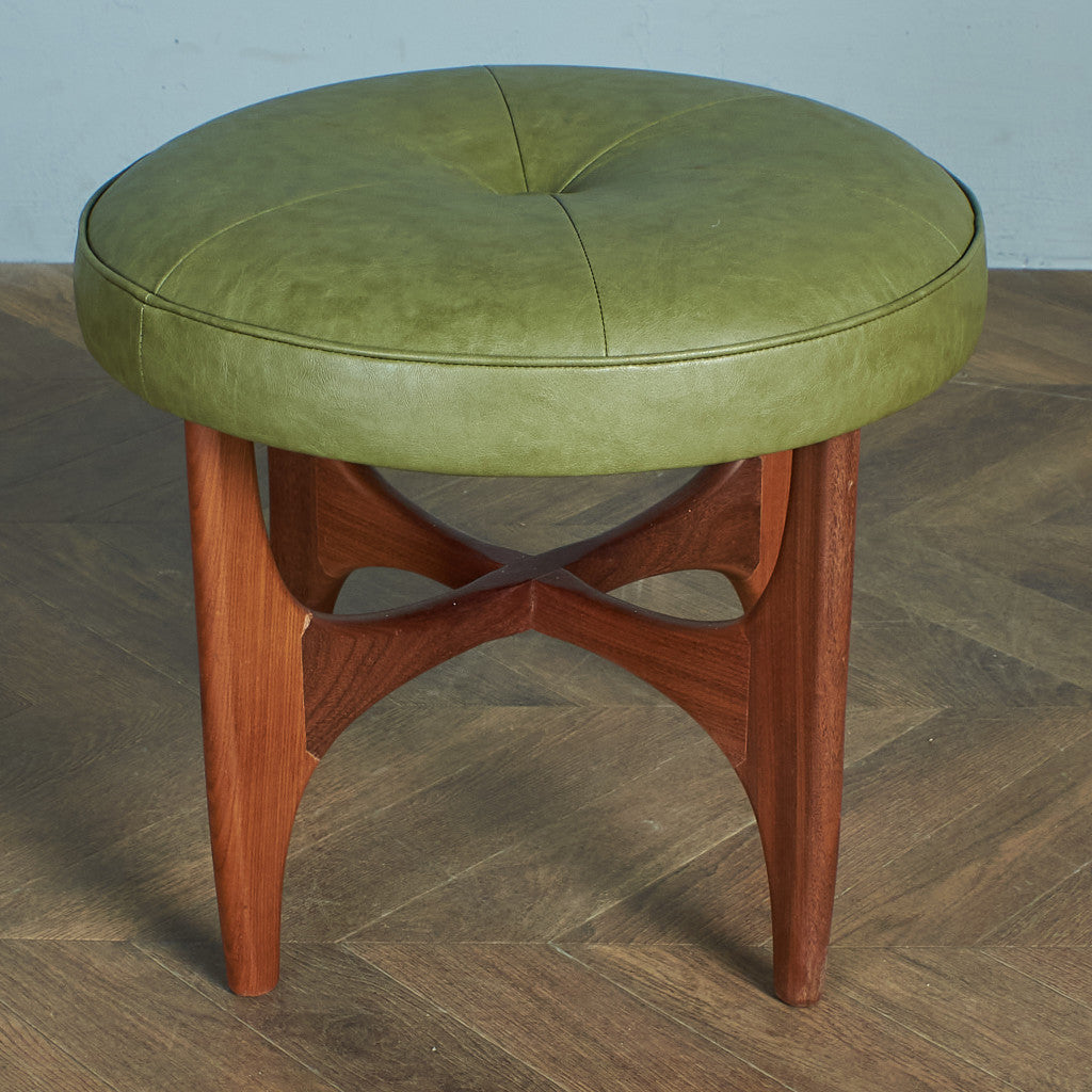 [65758][G-PLAN] fresco stool (6330) with reupholstered seat