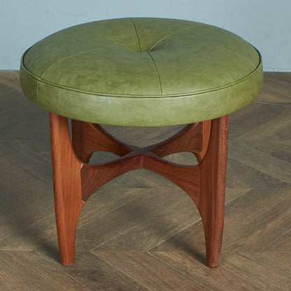 [65758][G-PLAN] fresco stool (6330) with reupholstered seat