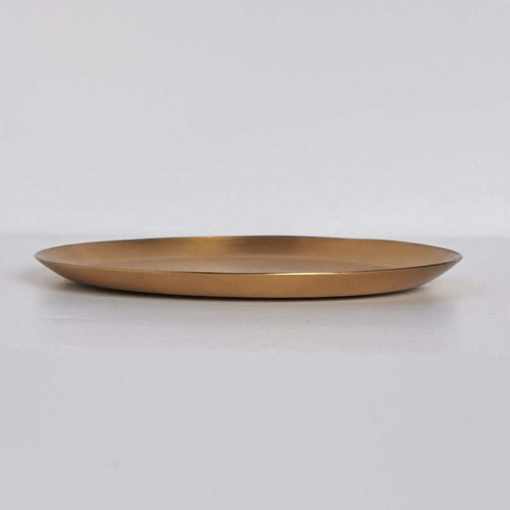 BRASS PLATE ROUND / M