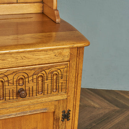 British Oak Welsh Dresser/Cupboard #84628