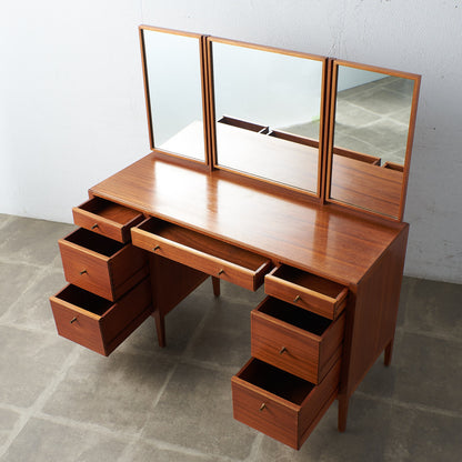 Lough borough Furniture ヴィンテージ トリプルミラー ドレッシングデスク