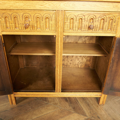 British Oak Welsh Dresser/Cupboard #84628