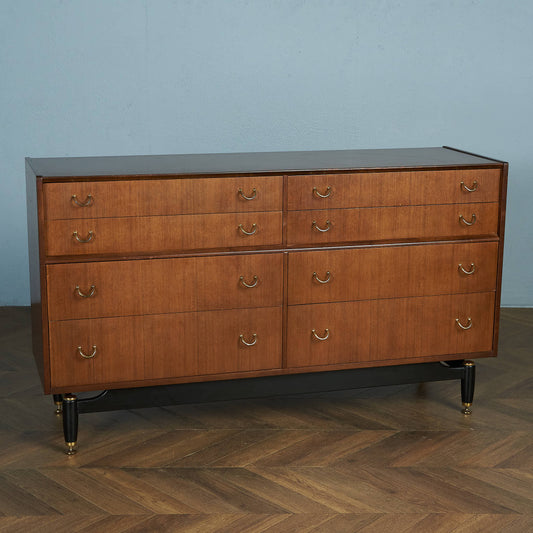 G-PLAN Tola&amp;black 4-drawer wide chest #84675