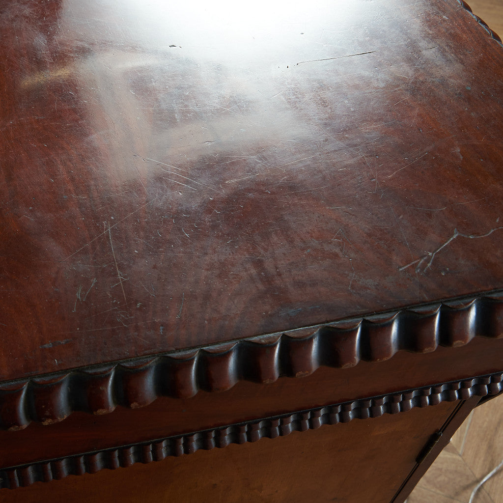 British classic walnut double-sided desk #81816