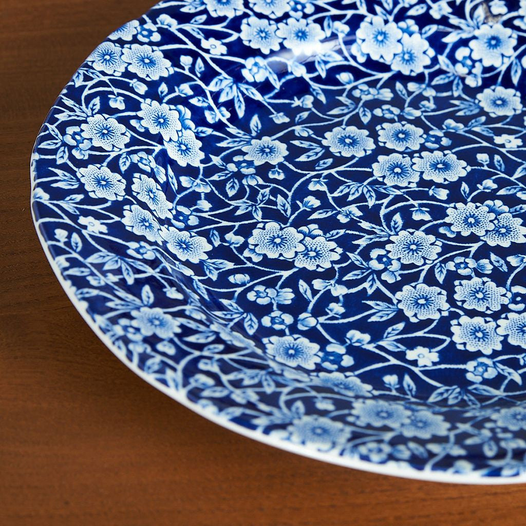 Burleigh BLUE CALICO Plate / 21.5cm #84516