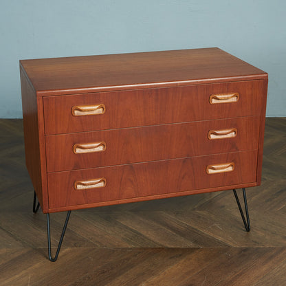 G-PLAN Fresco 3-Drawer Chest/Custom Iron Legs #80357