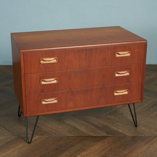 G-PLAN Fresco 3-Drawer Chest/Custom Iron Legs #80357